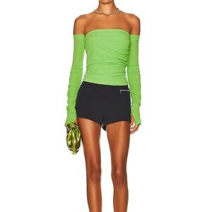 Share Helmut Lang Green Lawn Twisted Long Sleeve Sz XL Orig. $295 NWT
